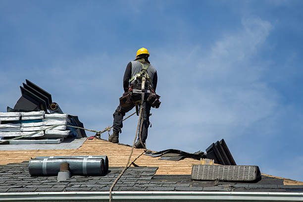 Professional Roofing technician working in Washington, WA